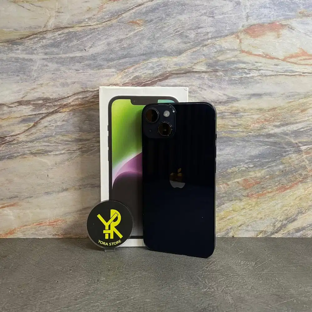 iPhone 14 Black 128GB Second Garansi Resmi Mulus - Fullset