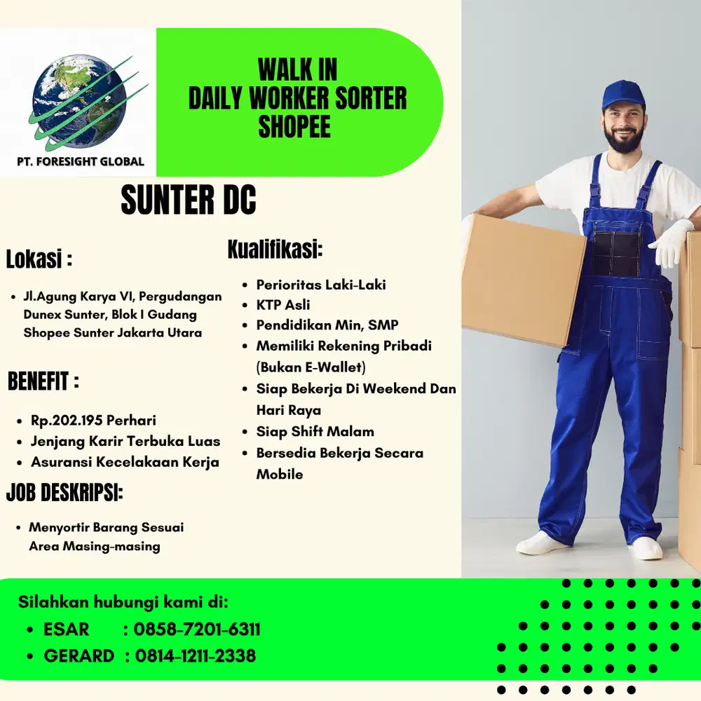 Operator Produksi (Daily Worker)