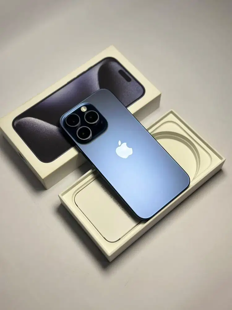 Iphone 15 Pro 128gb Digimap Blue Titanium Mulus!