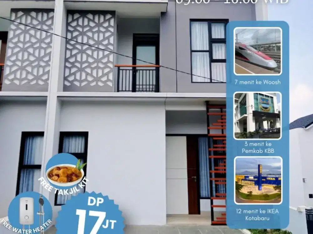 Rumah 2 lantai konsep Villa di Cilame dkt tol St whoosh Padalarang