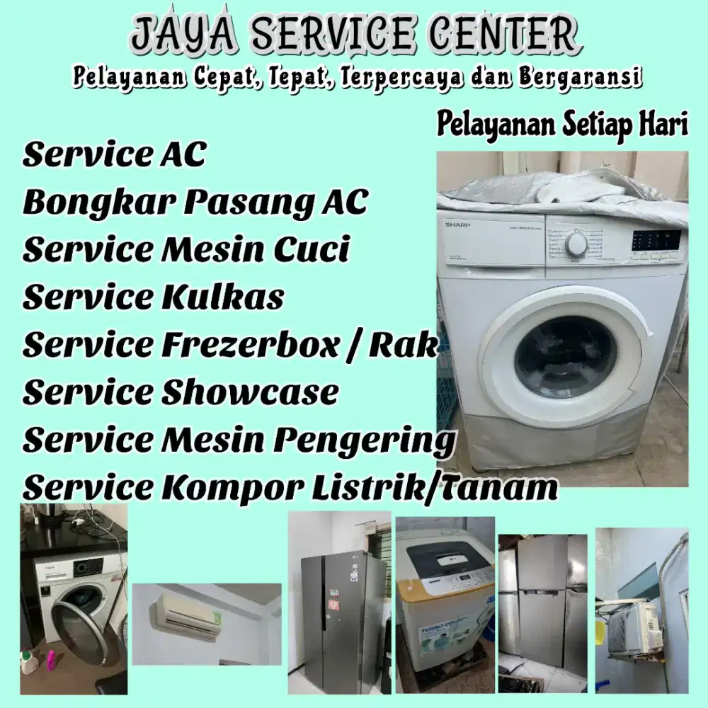 Service Mesin Cuci Kulkas Bongkar Pasang Servis AC Frezer Balongbendo