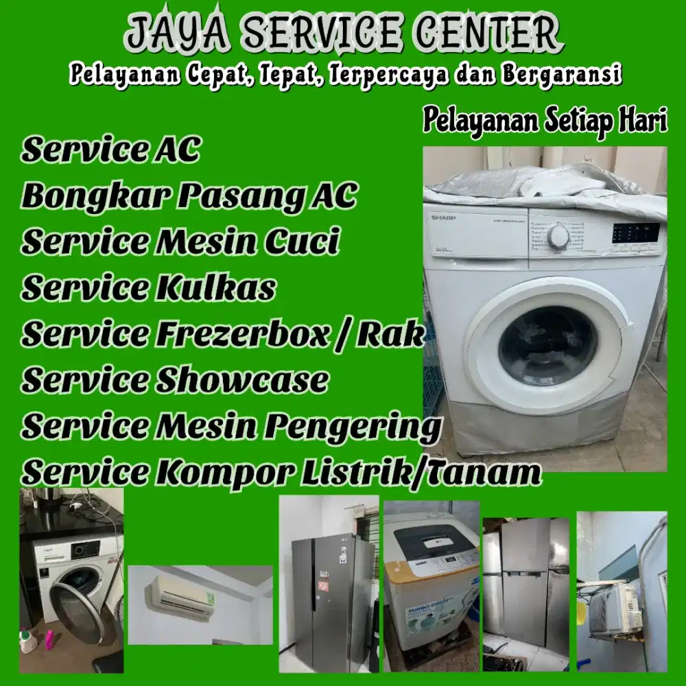 Service Kulkas Frezerbox Bongkar Pasang AC Servis Mesin Cuci AC Candi