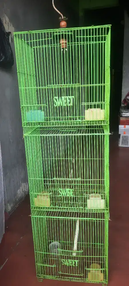 Kandang besi 3 susun