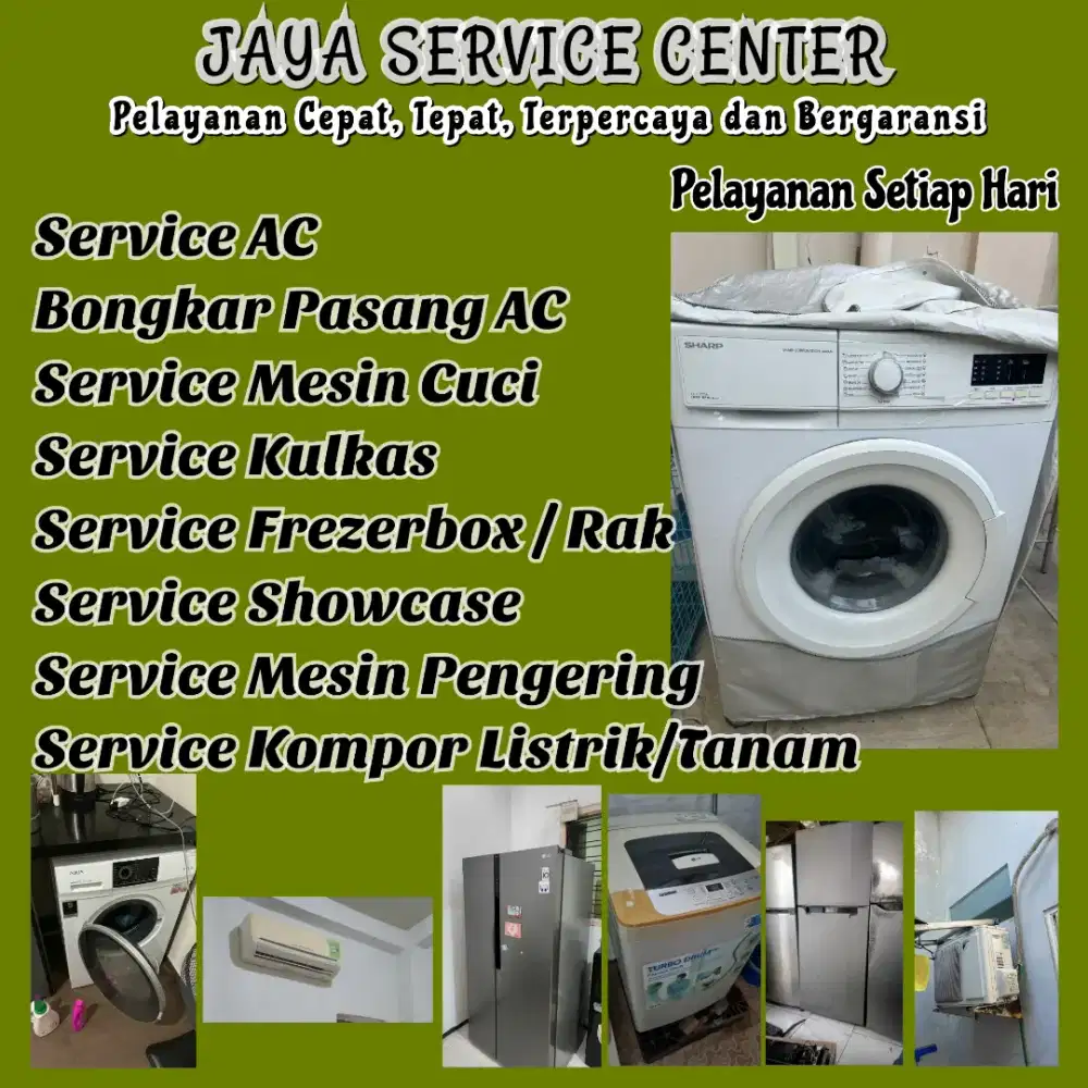 Service Mesin Cuci Kulkas Frezerbox Servis AC Bongkar Pasang AC Krian