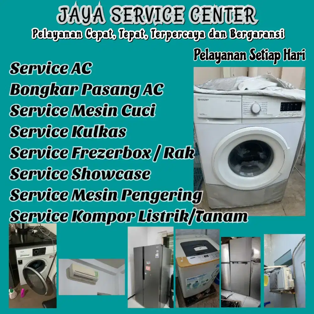 Service Kulkas Frezer Bongkar Pasang AC Servis AC Mesin Cuci Asemrowo