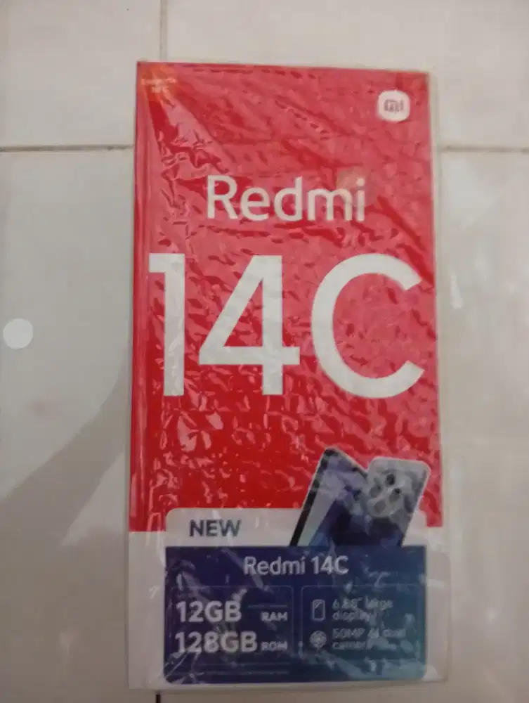 Bagus! 99.9% ORI Murah! Redmi 14C 6+/128