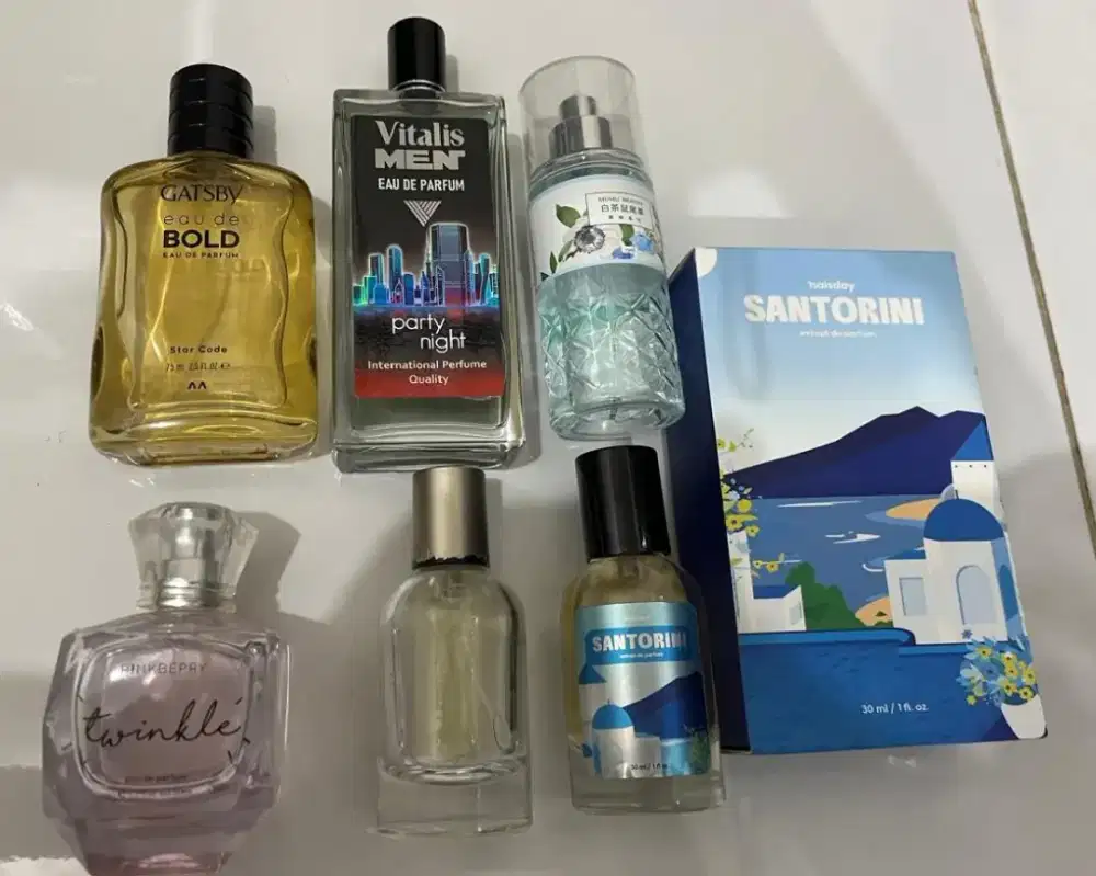 Jual 6 Parfume Borongan Isi Masih Banyak Exp Lama Jarang Dipakai