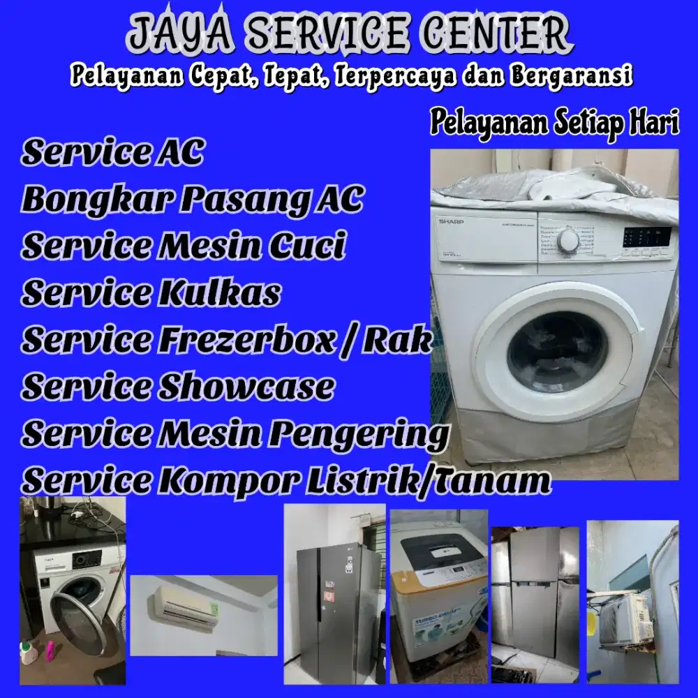 Service Kulkas Frezer Bongkar Pasang AC Servis AC Mesin Cuci Surabaya