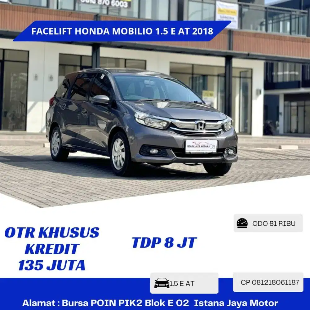 DP 8JT Honda Mobilio 1.5 E AT Facelift 2018