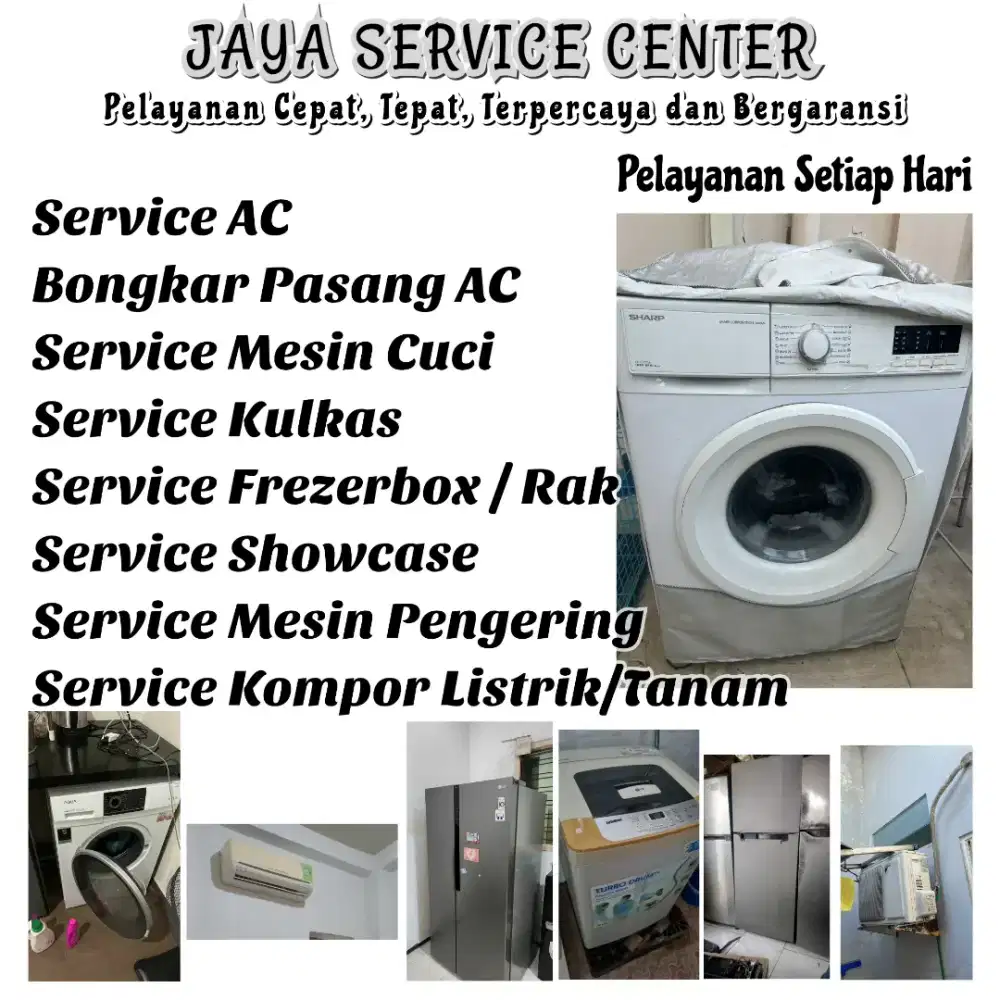Service Mesin Cuci Kulkas Servis AC Frezer Bongkar Pasang AC Kenjeran