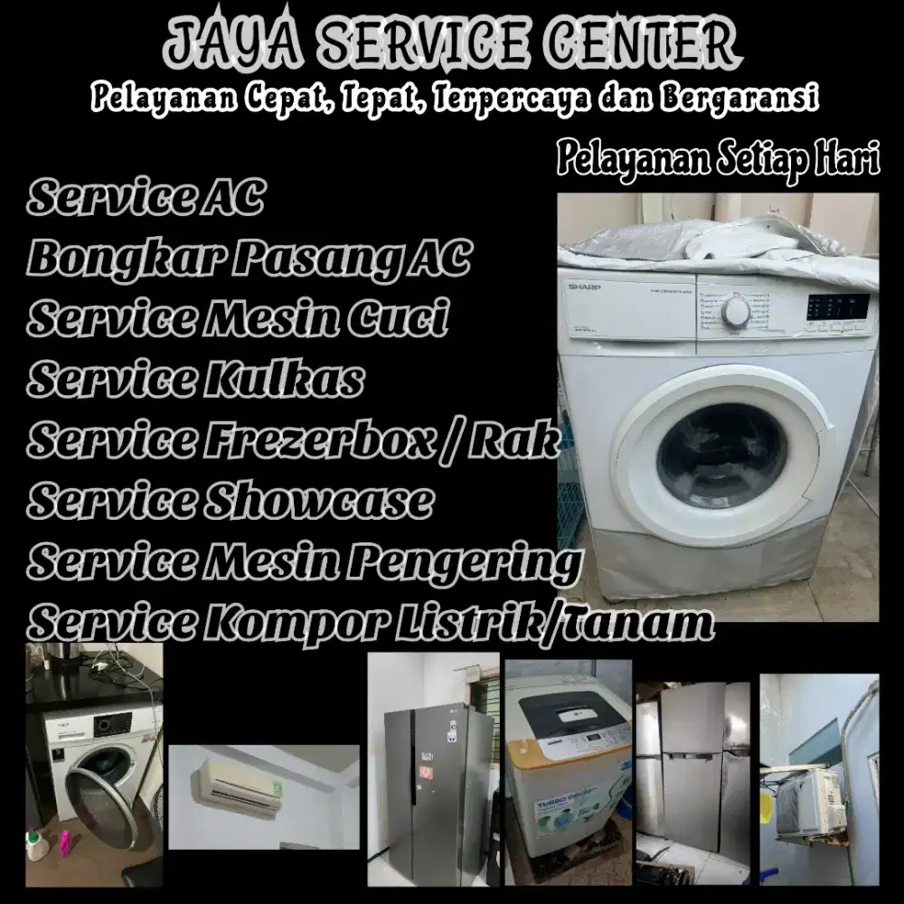Service Mesin Cuci Kulkas Bongkar Pasang Servis AC Frezer Krembangan