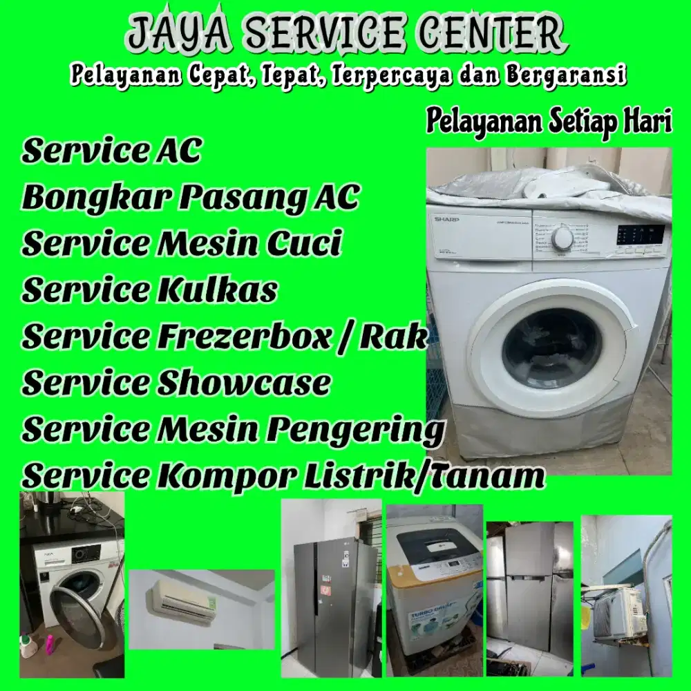 Service Mesin Cuci Kulkas Bongkar Pasang Servis AC Frezer Lakarsantri