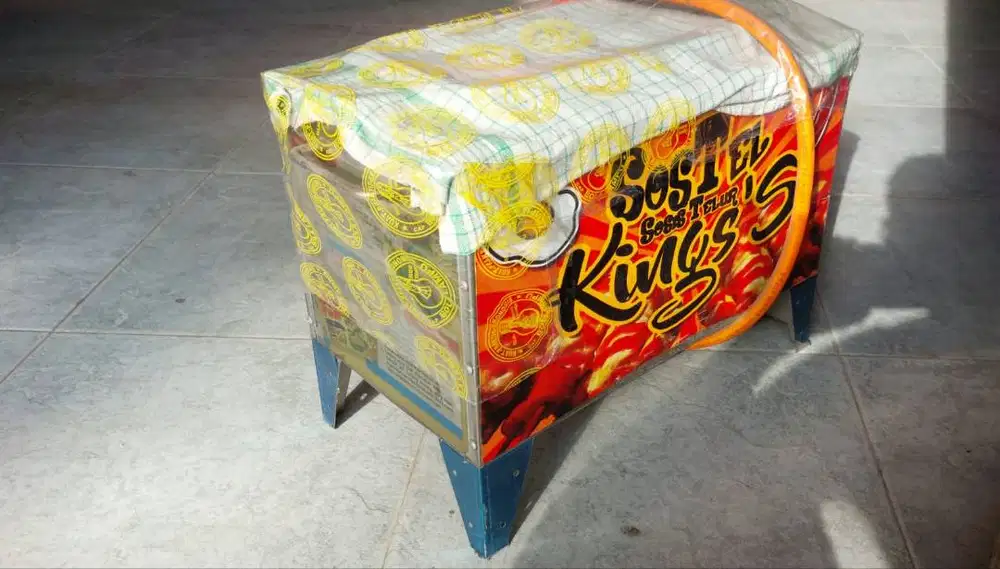 Mesin Pembuat Sosis Telur Gas Egg Roll Sostel Maker 10 Lubang