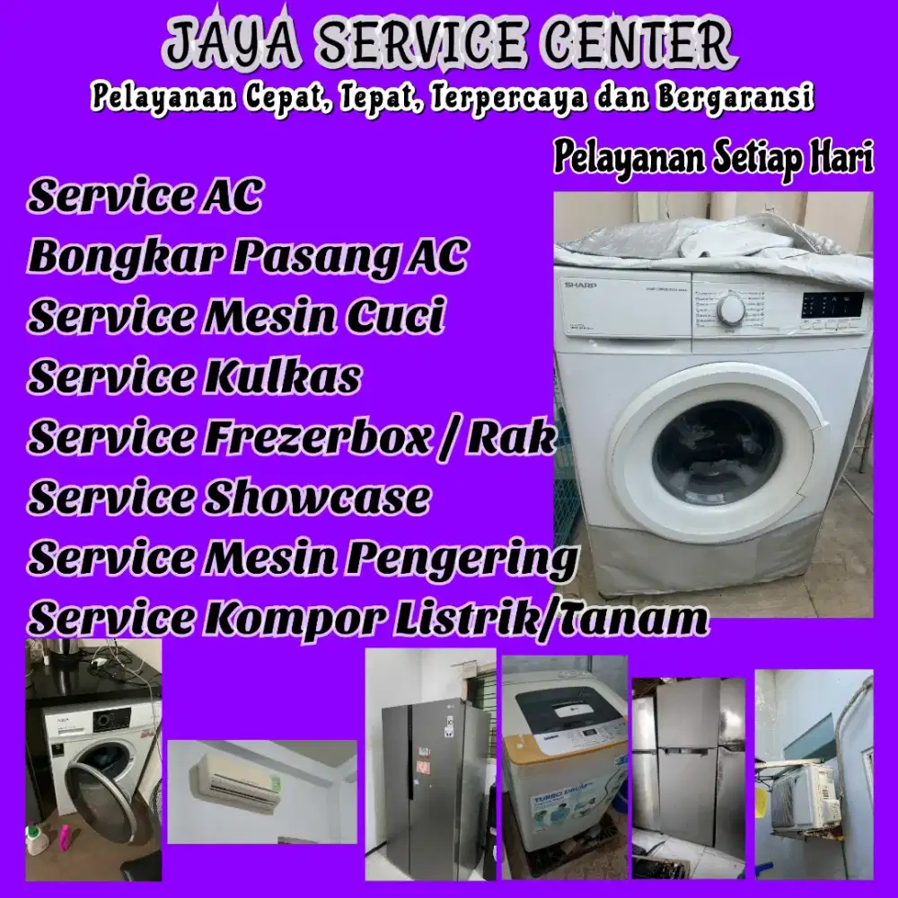 Service AC Kulkas Bongkar Pasang AC Servis Mesin Cuci Frezerbox Pakal