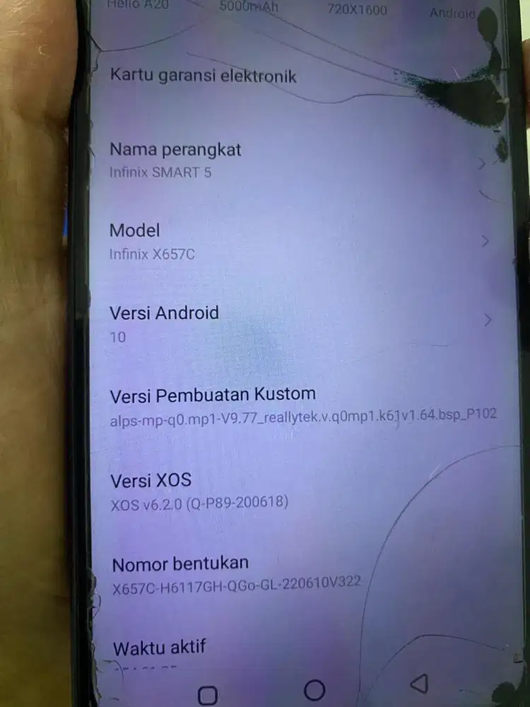 Hp seken infinix 5