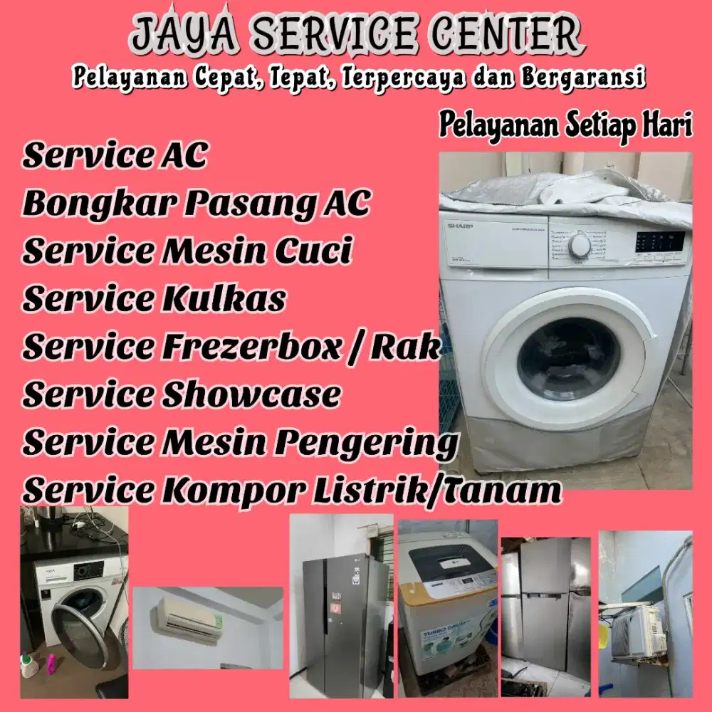 Service Mesin Cuci Bongkar Pasang Servis AC Kulkas Frezer Sambikerep