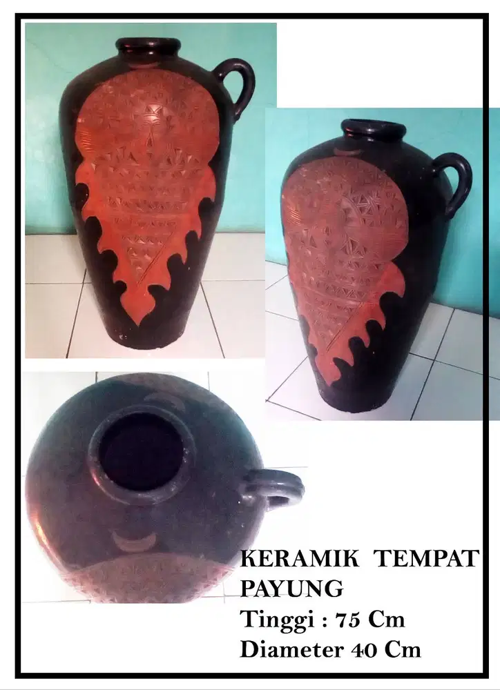 Keramik tempat payunghat