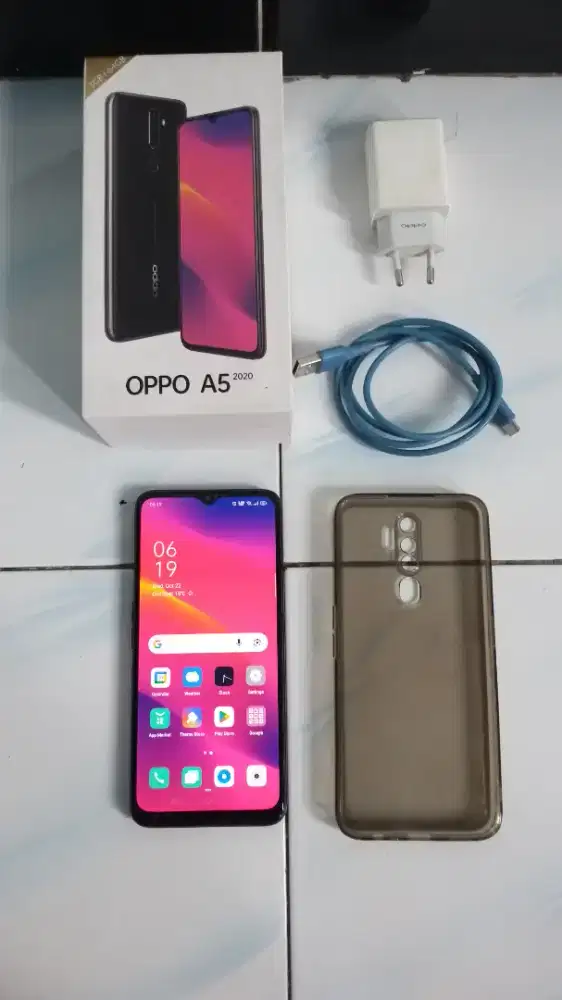 (APA ADANYA) OPPO A5 2020 3/64 HITAM FULLSET