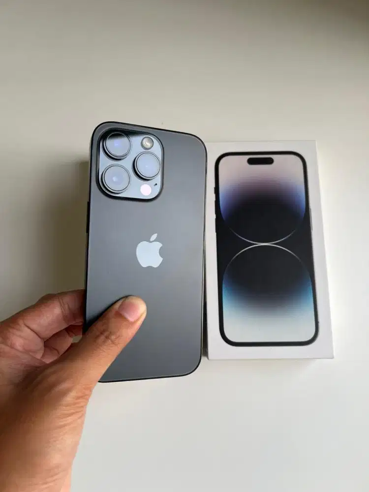 iPhone 14 Pro 256gb Black iBox / Mulus / Full ori / 14 Pro Resmi 256