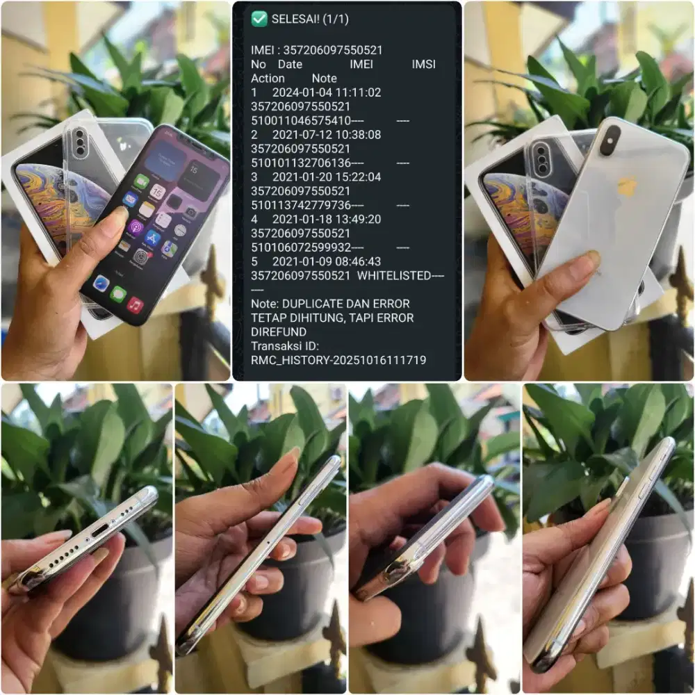 Iphone xs Inter rasa ibox all operator permanen