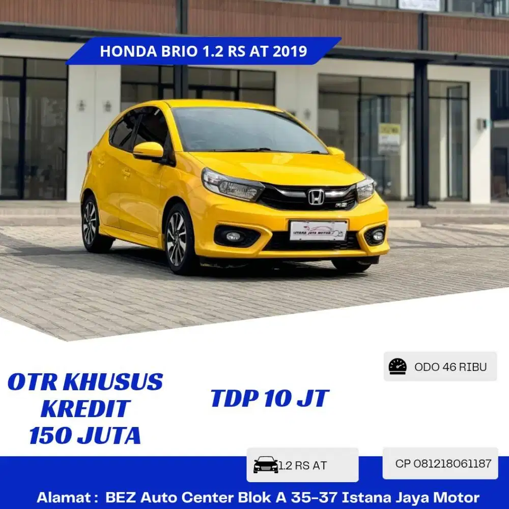 HONDA BRIO 1.2 RS CVT AT 2019