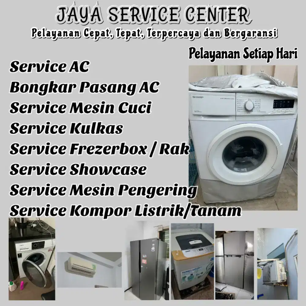 Service Kulkas Frezer Servis AC Mesin cuci Bongkar Pasang AC Tenggilis