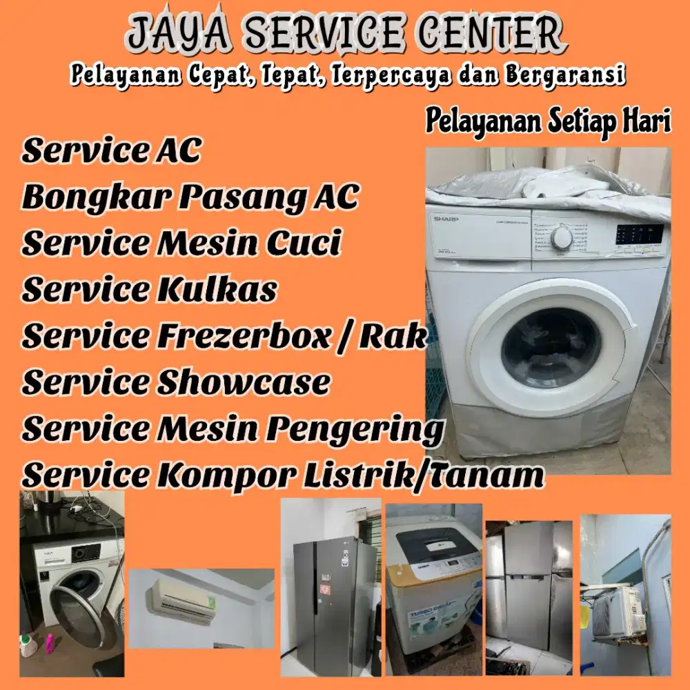 Service Kulkas Bongkar Pasang AC Servis AC Mesin Cuci Frezerbox Wiyung