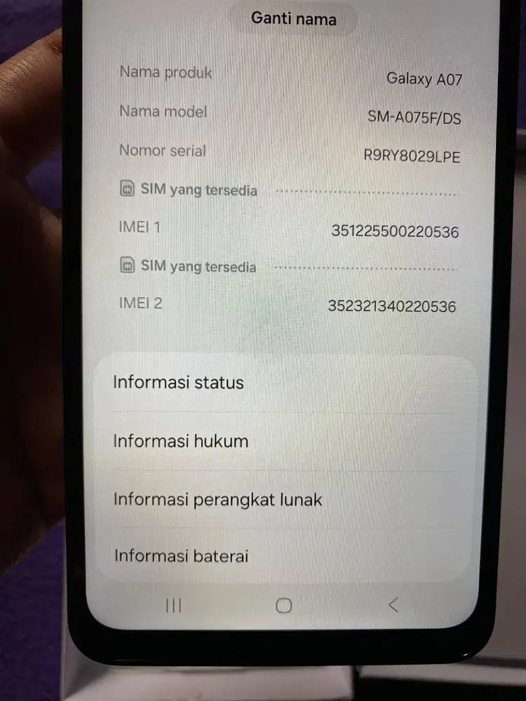 Jual Samsung Galaxy A07 4/128