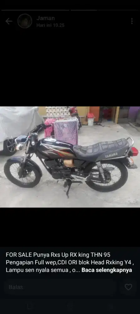 Yamah Rxs full modifikasi Rx king siap pakai