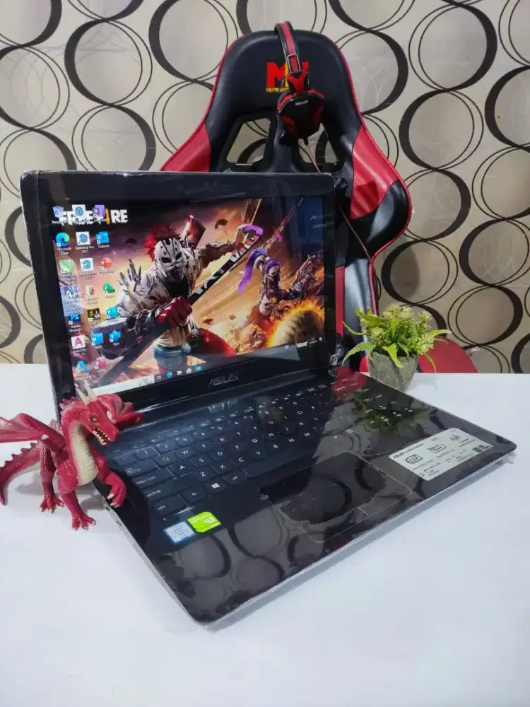 Laptop ASUS VIVOBOOK X456UFF-203  Charcoal Black SLIM DUAL VGA Nvidia