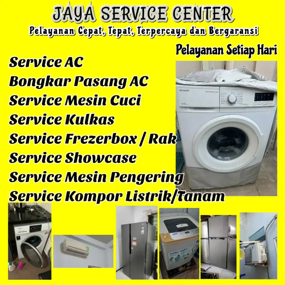 Service Kulkas Frezerbox Bongkar Pasang AC Servis AC Mesin Cuci Cerme