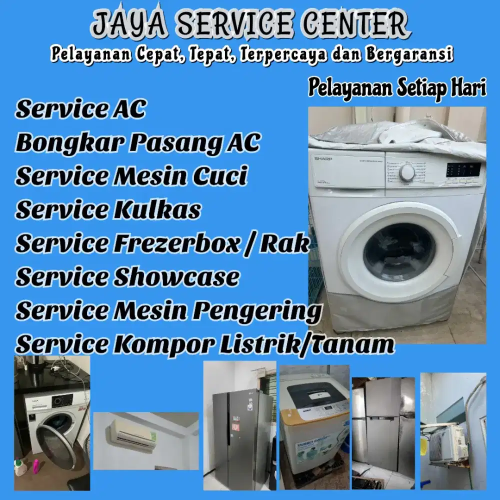 Service Mesin Cuci Kulkas Frezerbox Servis AC Bongkar Pasang AC Bungah