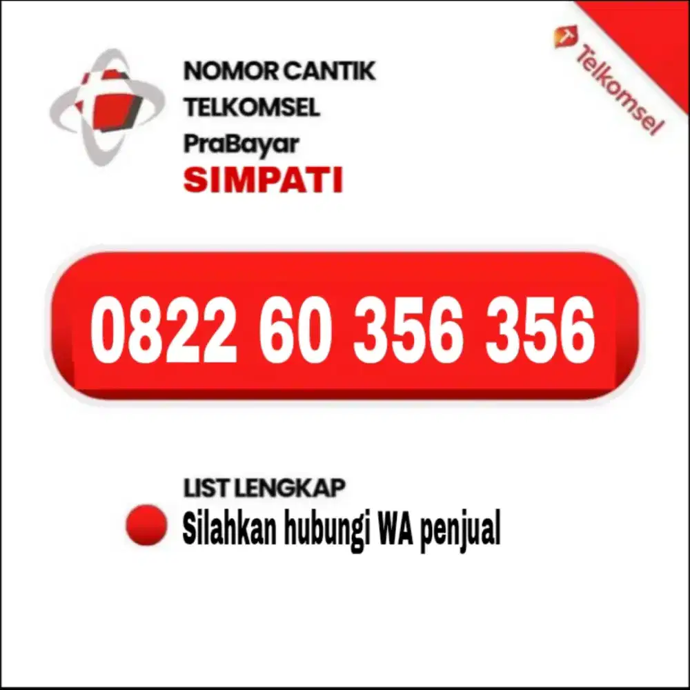 Nomor cantik telkomsel simpati 356