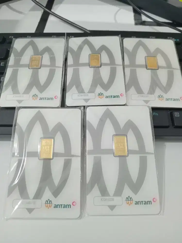 Logam Mulia Antam 1 gram Redmark Tahun 2021