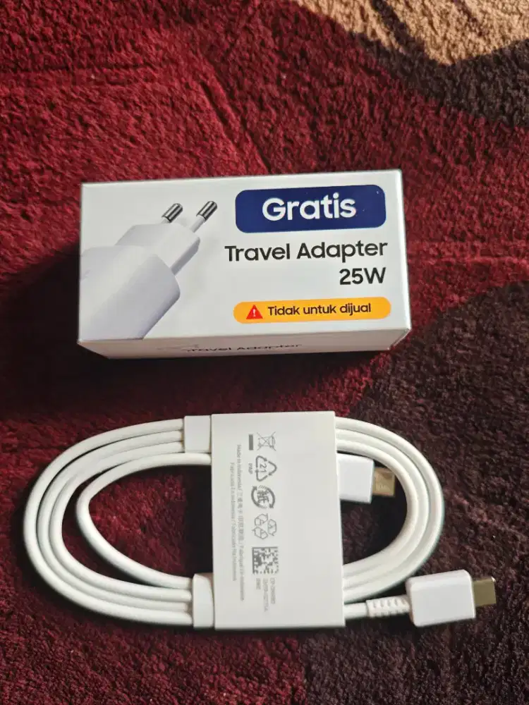 Charger Samsung Original Bawaan HP samsung A17 A07
