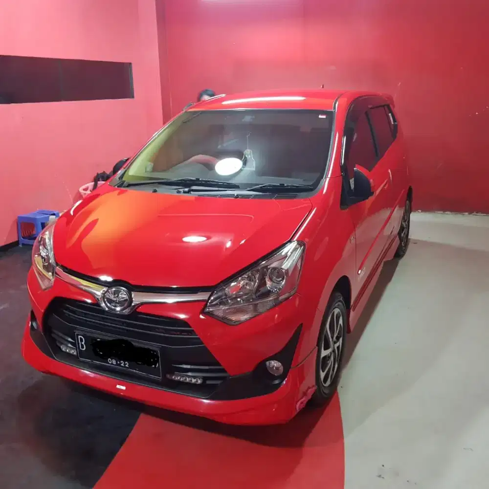 Toyota Agya 1,2 A/T TRD 2017 Red Low KM