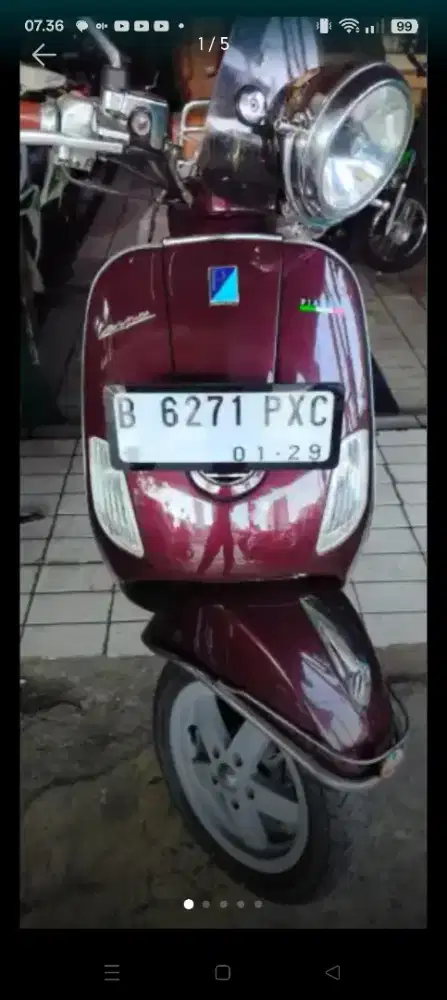 Vespa LXV 150 th 2013 mesin ok TT kredit
