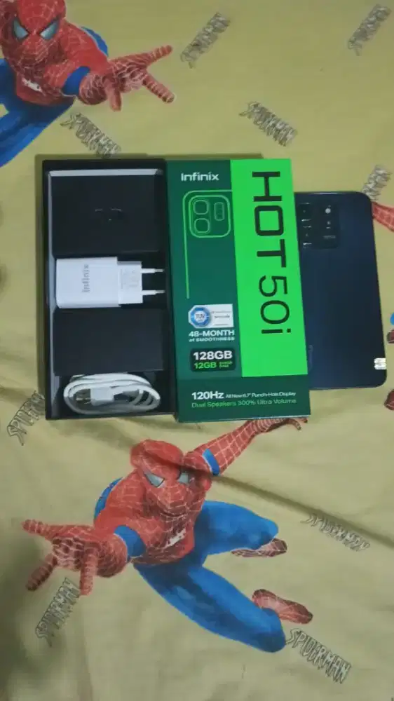 HP Second Infinix Hot 50i NFC ( IP 54 ) Ram 6/128