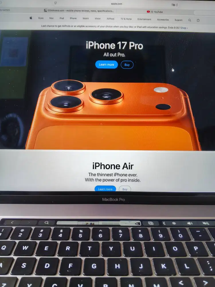 Dual VGA Macbook Pro 16 2019 i9 Ram 32 Rom 512 (Nett dan COD)