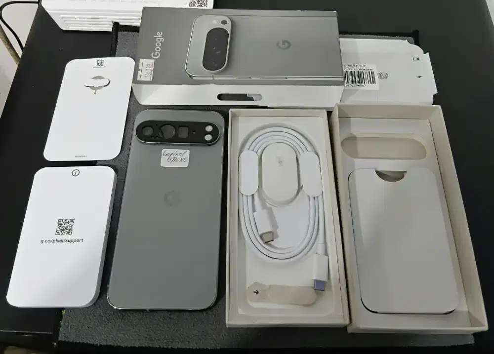 Google Pixel 9 Pro XL 16/128 Obsidian Inter Cukai LIKE NEW Fullset ORI