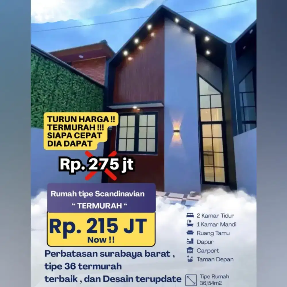 Rumah Murah Ready Siap Huni
