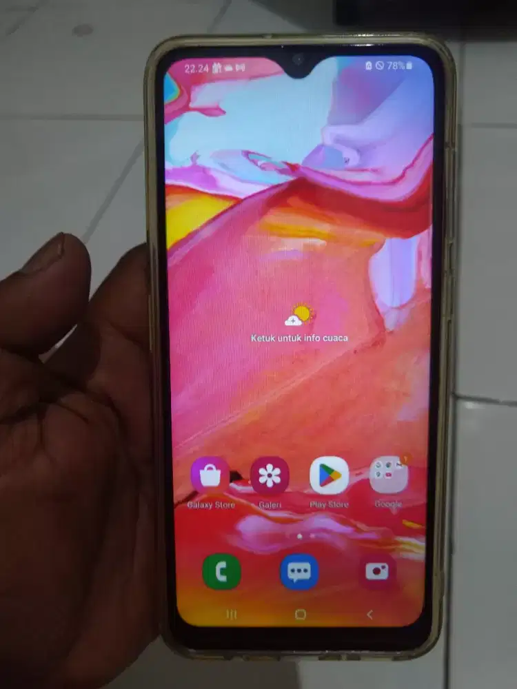 Samsung A70 4G 6/128gb siap pakai