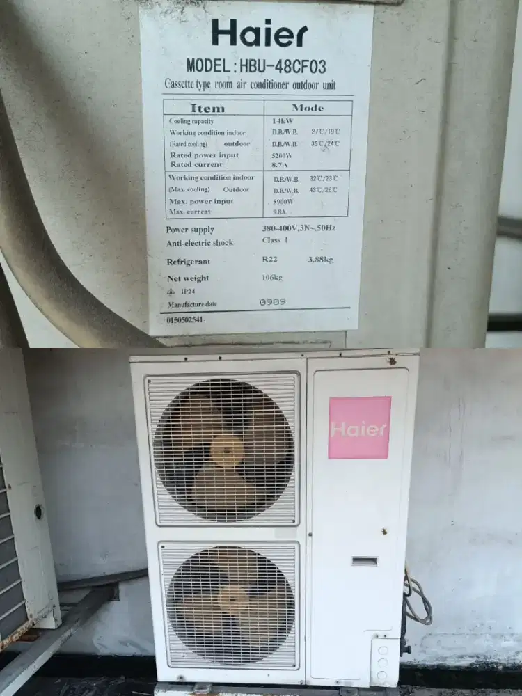 Terima ac bekas berbagai mrek