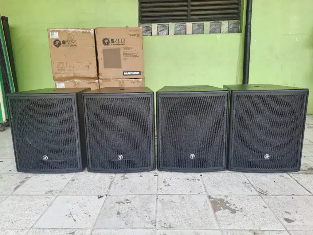 subwoofer mackie s518 4 unit baru gres