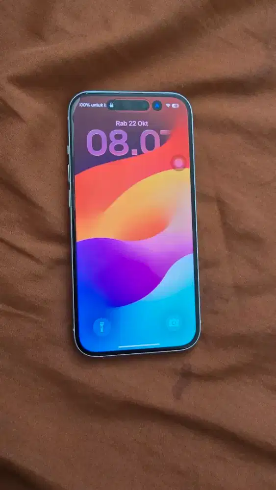 Iphone 15 128Gb warna ice blue (ex IBOX)