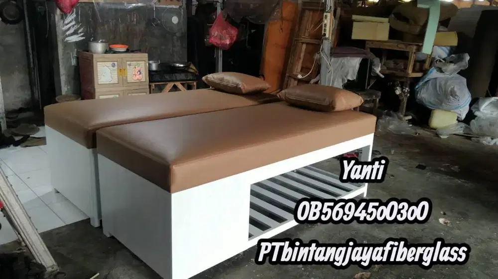 bed massage bahan kayu jati,ranjng spa atau terapi