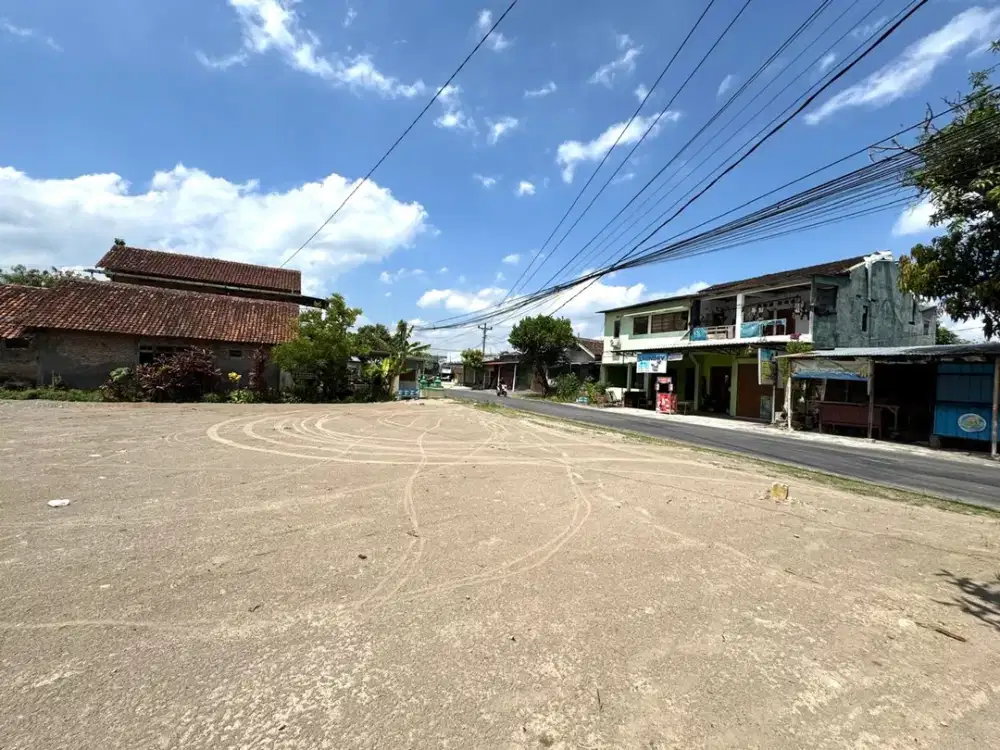 Tepi Jalan Aspal Lebar, Tanah Murah Sleman Jogja