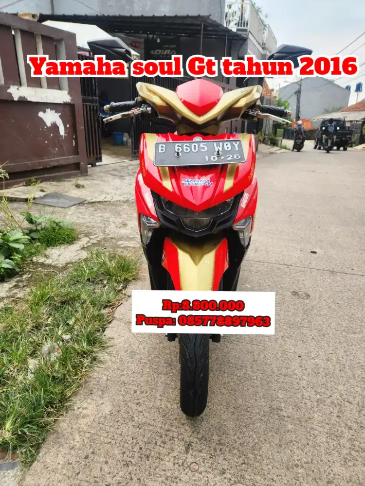 Yamaha soul gt tahun 2016