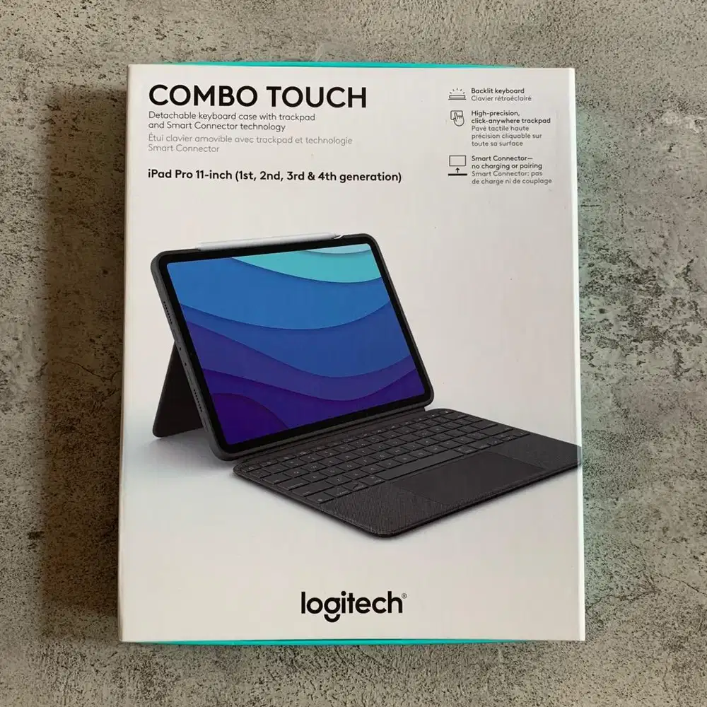 LOGITECH COMBO TOUCH for iPad pro 11 inch 2020 M1 M2