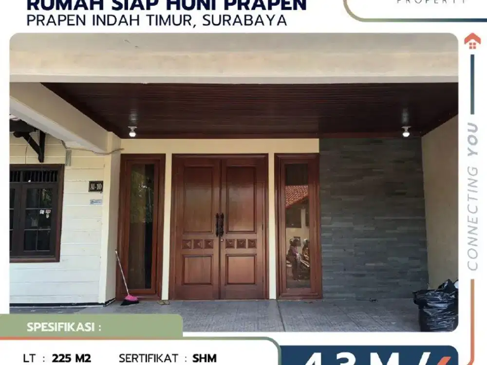 Rumah di Prapen Indah Surabaya Bagus Siap Huni Strategis